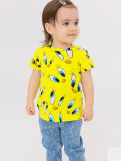 Фуфайка детская трикотажная для девочек (футболка) PlayToday Baby