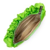 Сумка-багет с присборенной ручкой Basic Chouchou  единый размер зеленый