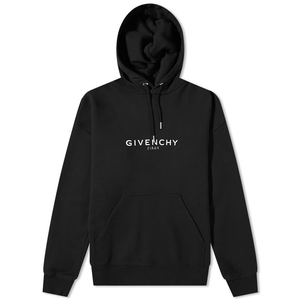 Толстовка Givenchy Reverse Logo Hoody BMJ0HC3Y8N-001 | Black фото 1