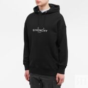 Толстовка Givenchy Reverse Logo Hoody BMJ0HC3Y8N-001 | Black фото 3