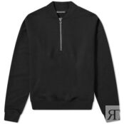 Толстовка Cole Buxton Warm Up Quarter Zip Sweat CB-WZS-BLK | Black фото 1