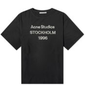 Футболка Acne Studios Exford 1996 Tee CL0196-BM0 | Faded Black фото 5