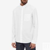 Рубашка A.P.C. Edouard Button Down Logo Shirt COEVD-H12509-AAB | White фото 3