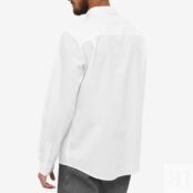 Рубашка A.P.C. Edouard Button Down Logo Shirt COEVD-H12509-AAB | White фото 4