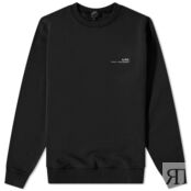 Толстовка A.P.C. Item Logo Crew Sweat COFBQ-H27608-LZZ | Black фото 1