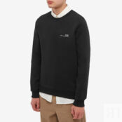 Толстовка A.P.C. Item Logo Crew Sweat COFBQ-H27608-LZZ | Black фото 3