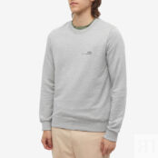 Толстовка A.P.C. Item Logo Crew Sweat COFBQ-H27608-PLB | Heathered Light Grey фото 3