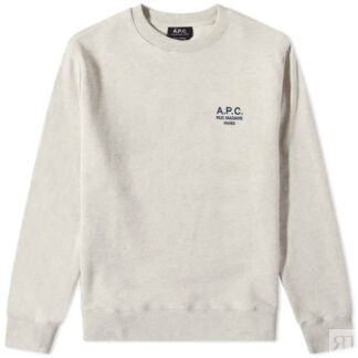 Толстовка A.P.C. Rider Small Logo Crew Sweat