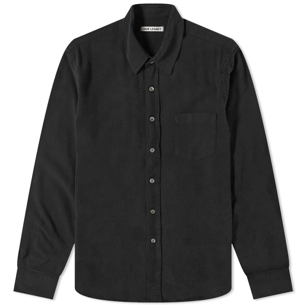 Рубашка Our Legacy Classic Shirt COCSBS | Black Silk фото 1