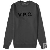 Толстовка A.P.C. VPC Logo Crew Sweat COFAX-H27378-LZZ | Black & Black фото 1