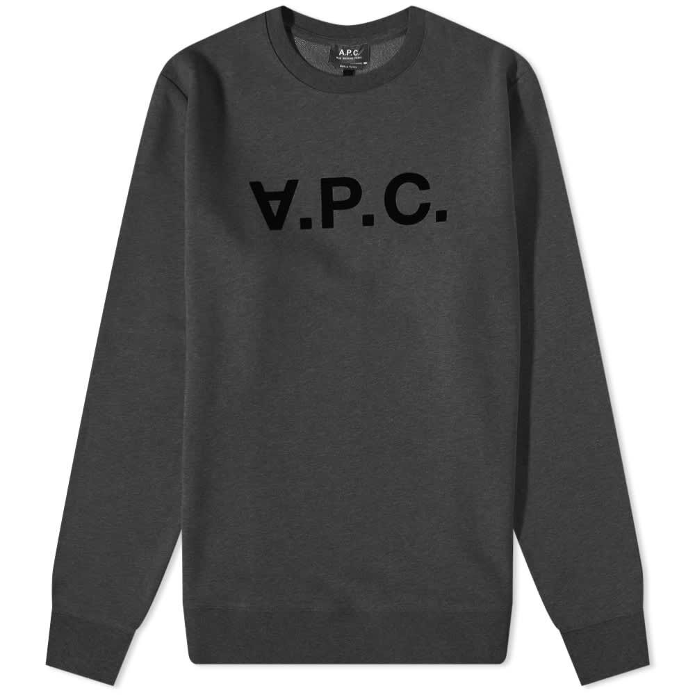 Толстовка A.P.C. VPC Logo Crew Sweat COFAX-H27378-LZZ | Black & Black фото 1