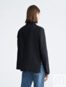 Блейзер Calvin Klein Boxy Fit Single Button, черный