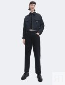 Прямые черные выстиранные джинсы 90-х Calvin Klein, синий