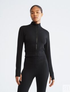 Бесшовная куртка с воротником-стойкой Performance Calvin Klein, черный