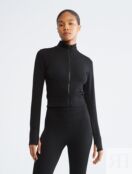 Бесшовная куртка с воротником-стойкой Performance Calvin Klein, черный