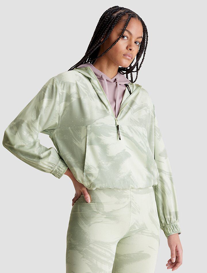 Укороченная куртка-анорак свободного кроя с принтом CK Sport Calvin Klein,