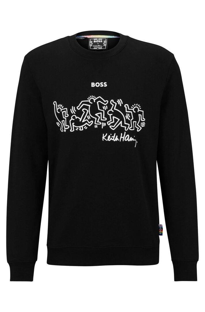 Свитшот Boss x Keith Haring Gender-neutral Cotton-blend With Special Artwor W_HARING - 50505467 фото 1