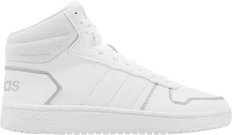 Кроссовки Adidas Wmns Hoops 2.0 Mid, белый FY6023 | White фото 1