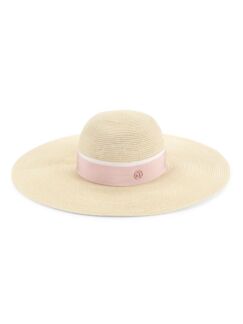 Натуральная соломенная шляпа Blanche Maison Michel, розовый