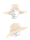 Натуральная соломенная шляпа Blanche Maison Michel, розовый