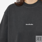 Платье Acne Studios Logo Tee Dress A20281-900 | Black фото 2