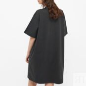 Платье Acne Studios Logo Tee Dress A20281-900 | Black фото 4