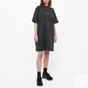 Платье Acne Studios Logo Tee Dress A20281-900 | Black фото 5