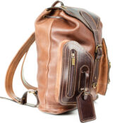Кожаный рюкзак Стиль 2, коричневый